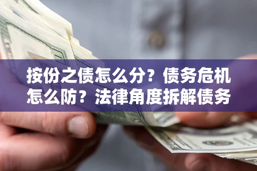 武汉按份之债怎么分？债务危机怎么防？法律角度拆解债务分配与风险自保指南