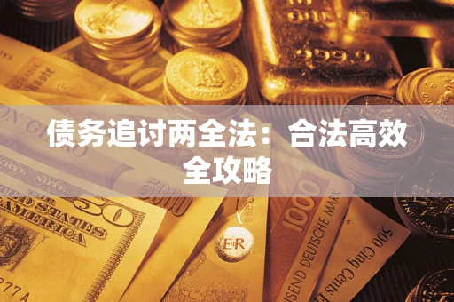 武汉债务追讨两全法：合法高效全攻略