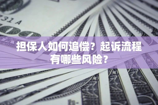 武汉担保人如何追偿？起诉流程有哪些风险？