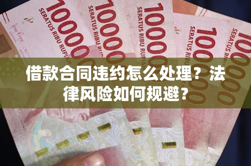 武汉借款合同违约怎么处理？法律风险如何规避？