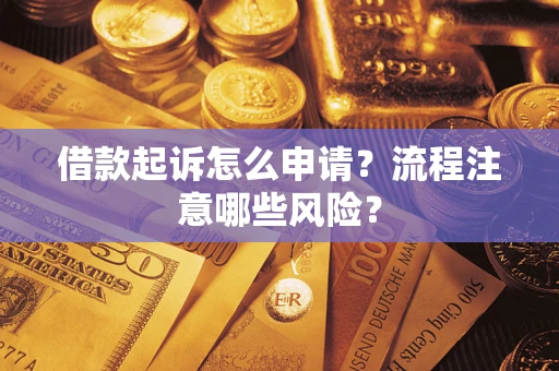 武汉借款起诉怎么申请？流程注意哪些风险？