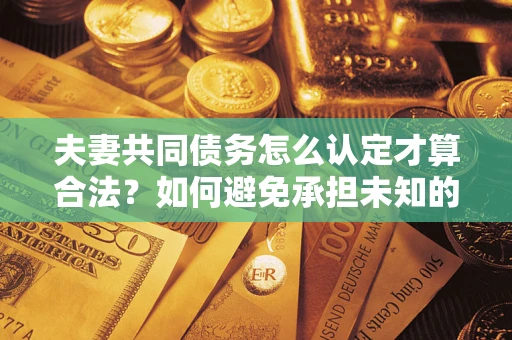 武汉夫妻共同债务怎么认定才算合法？如何避免承担未知的债务风险？