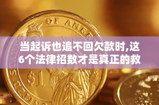 武汉当起诉也追不回欠款时,这6个法律招数才是真正的救命稻草